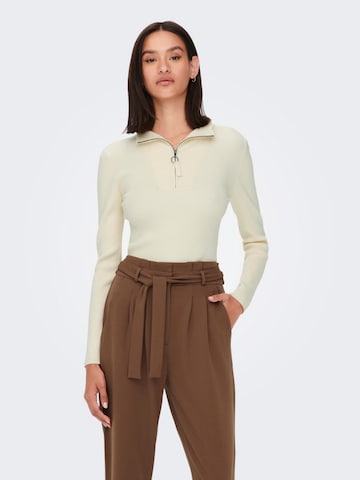 JDY Pullover 'Plum' in Beige: predná strana