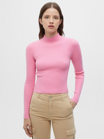 Pull&Bear Svetr – pink: přední strana