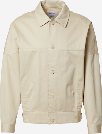 DAN FOX APPAREL Overgangsjakke 'Neo' i beige: forside