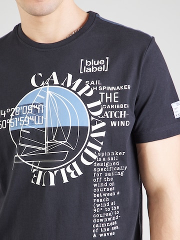 Maglietta di CAMP DAVID in blu