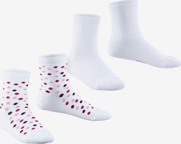 ESPRIT Socken 'Happy Dot 2-Pack' in Weiß: Vorderseite