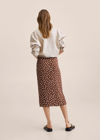 MANGO Skirt 'Mallorca' in Brown