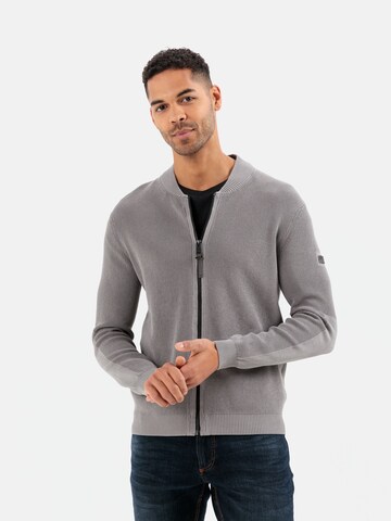 CAMEL ACTIVE Knit Cardigan in Grey: front