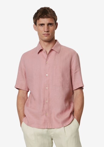 Marc O'Polo Regular fit Overhemd in Roze: voorkant