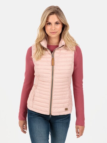 CAMEL ACTIVE Vest in Pink: front