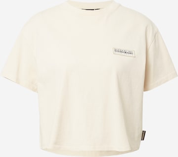 NAPAPIJRI Shirt in Wit: voorkant