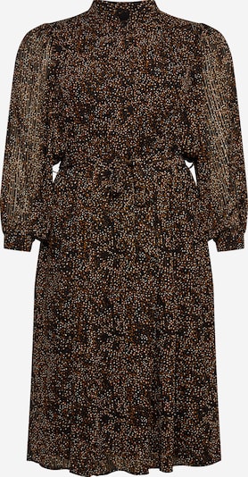 Selected Femme Curve Jurk 'SANTI-INGER' in de kleur Beige / Zwart / Wit, Productweergave