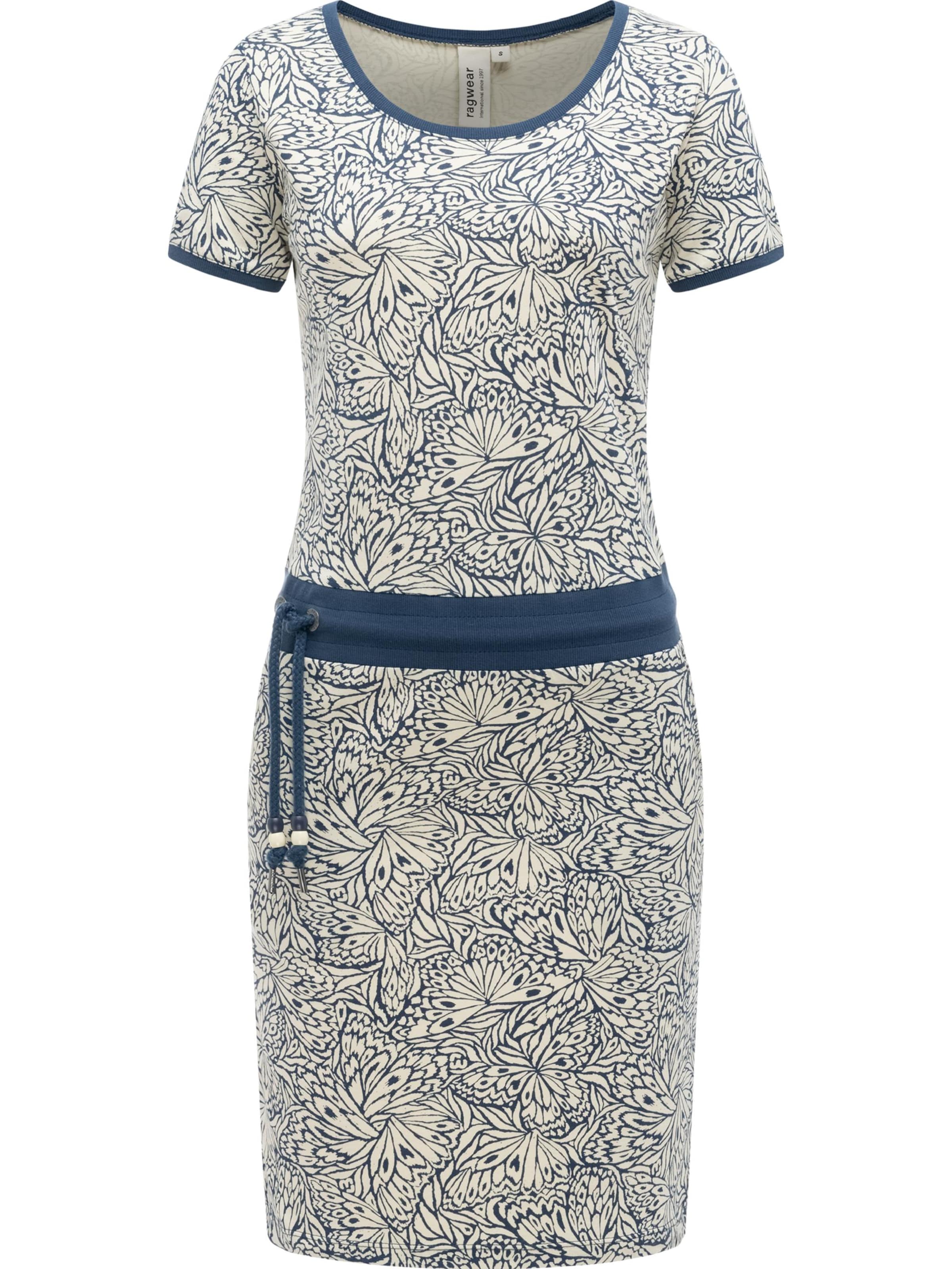 Ragwear Zomerjurk 'Baomi Zoo Youmodo' in Beige: voorkant