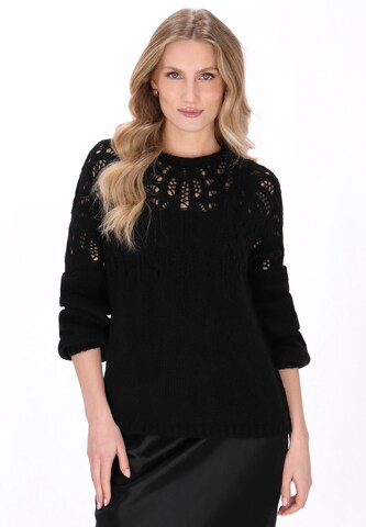 Pull-over 'Vintage' DreiMaster Vintage en noir : devant