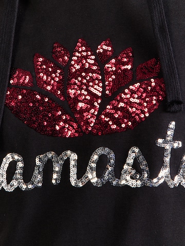 Felpa 'Namasté' di miss goodlife in nero