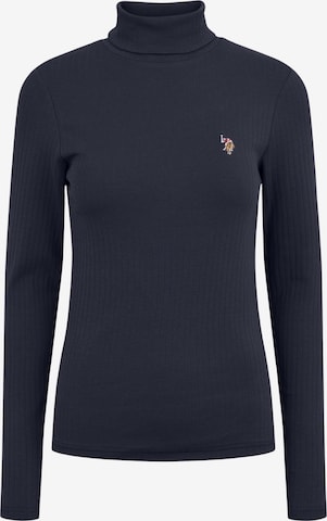 Pull-over 'Karla' U.S. POLO ASSN. en bleu : devant