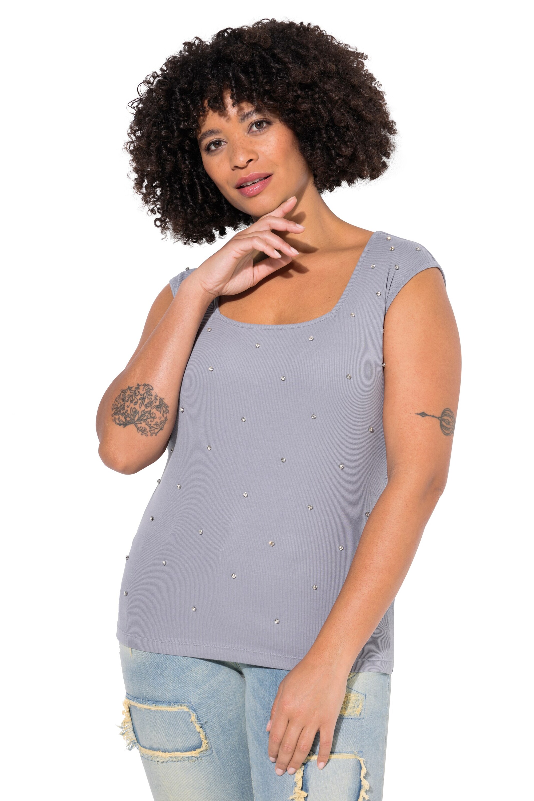 Angel of Style Shirt in Grau: Vorderseite