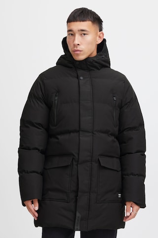 !Solid Winter Jacket in Black: front