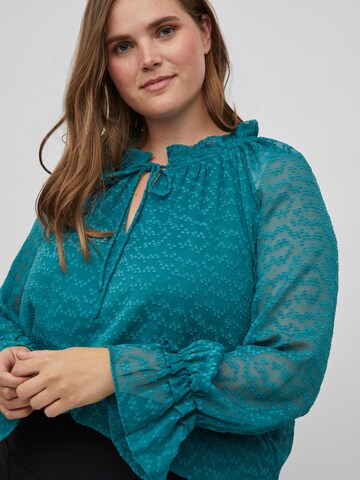 Vila Curve Blouse 'Minio' in Blauw