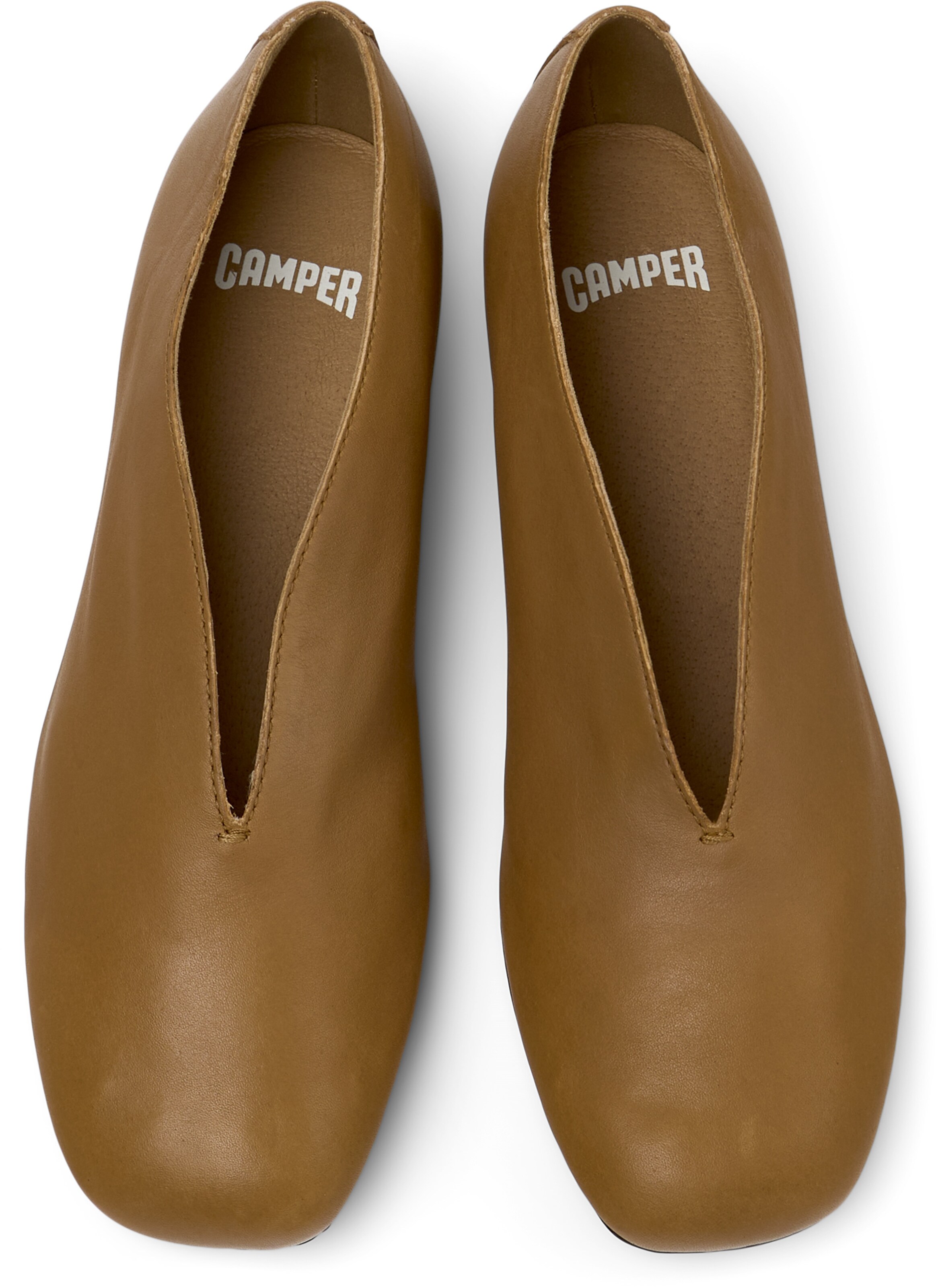 CAMPER Ballerina met riempjes 'Casi Myra' in Bruin