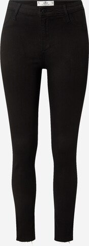 HOLLISTER Skinny Jeans in Black: front