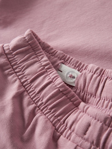 NAME IT - Tapered Pantalón 'Stitch' en lila