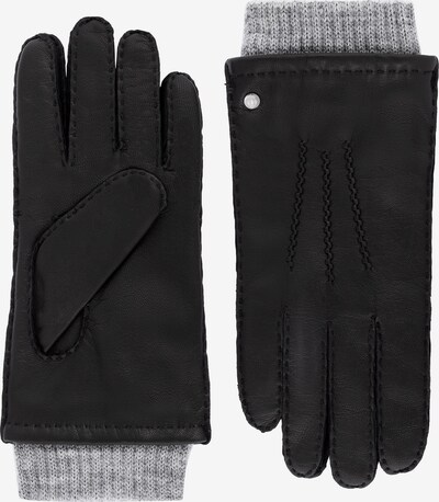 Roeckl Full Finger Gloves 'Metz' in mottled grey / Black, Item view