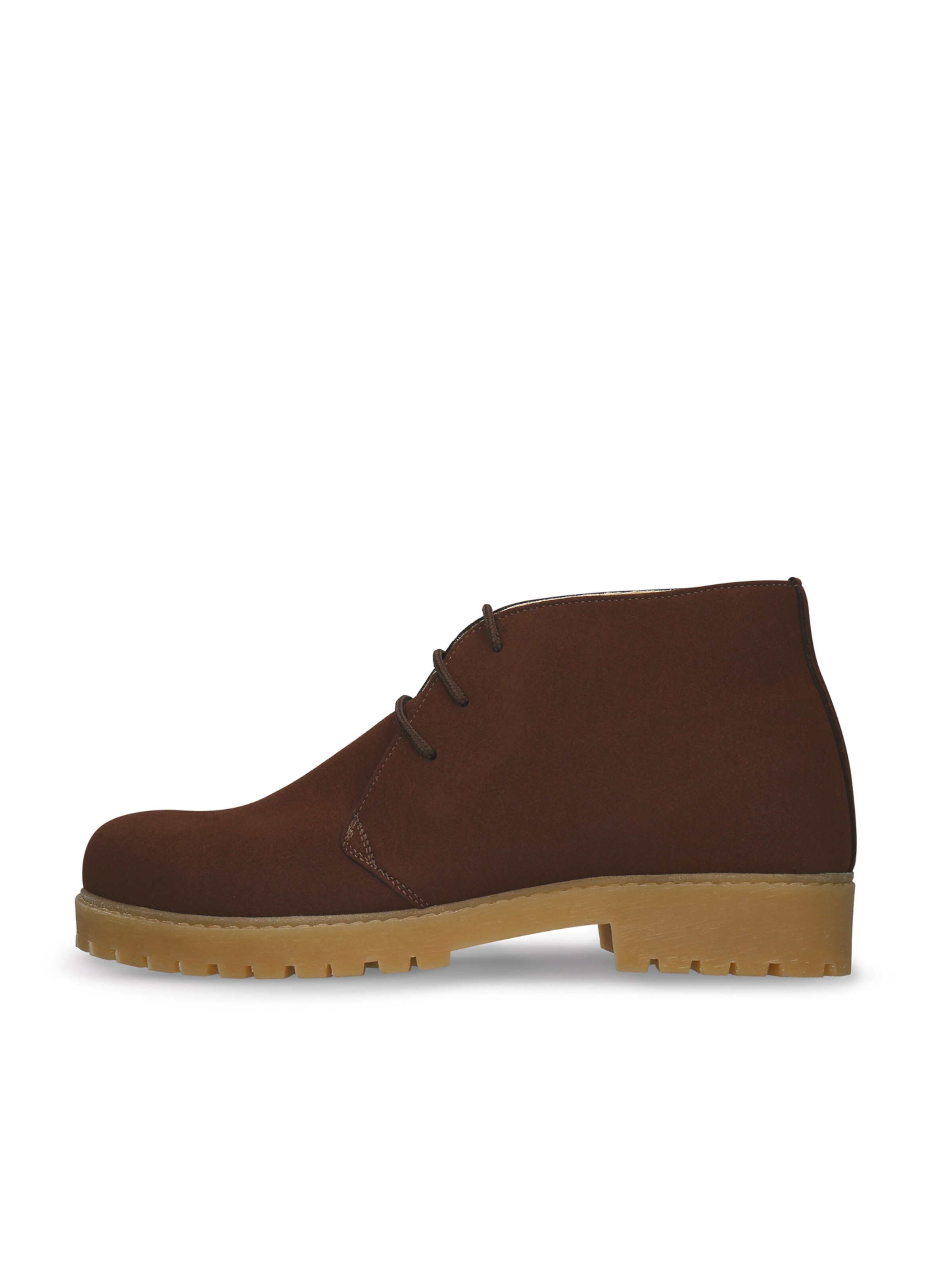 nae Vegan Shoes Lace-up bootie 'Agus' in Brown: front