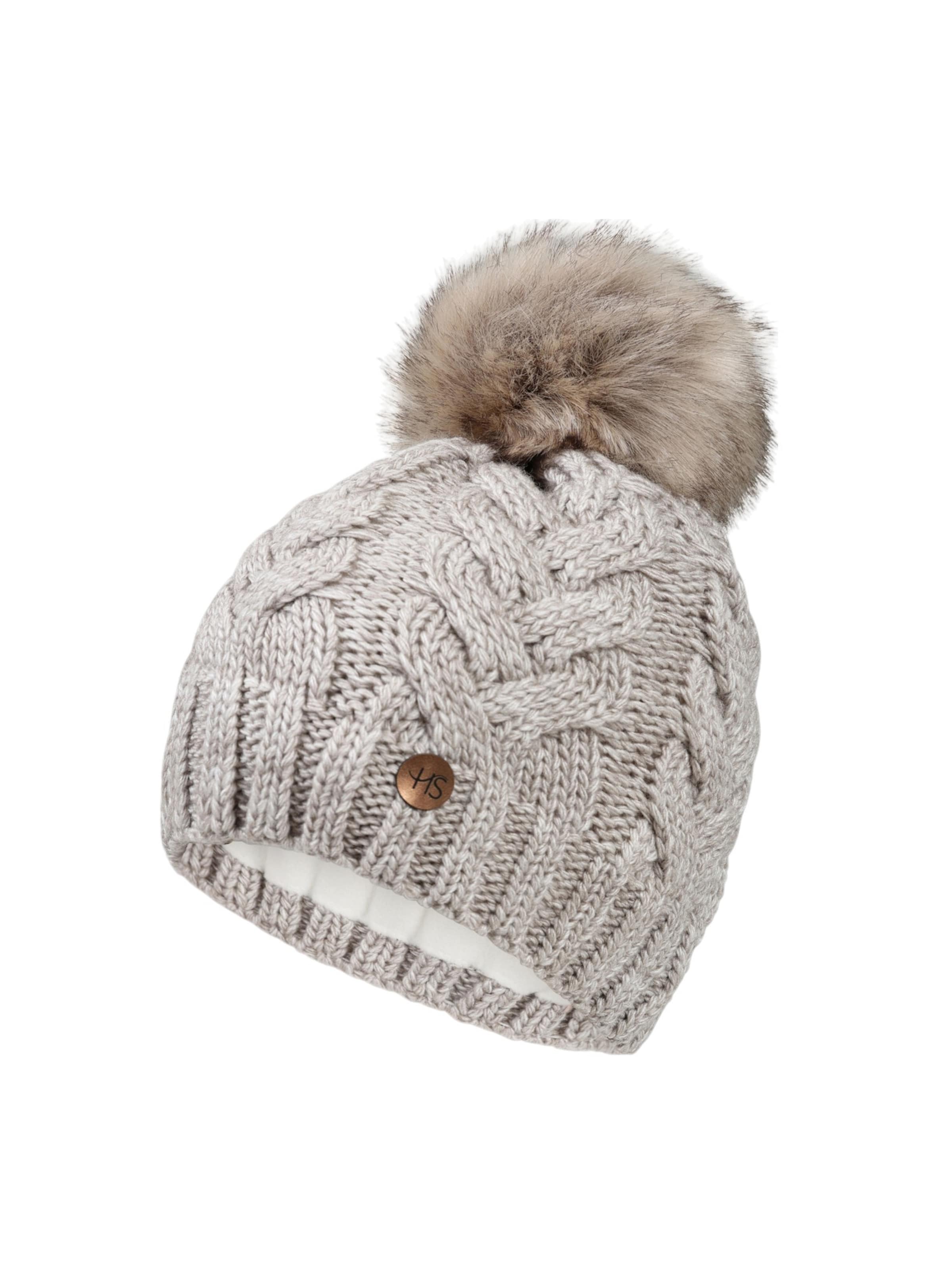 HotSquash Czapka w kolorze beżowy: przód