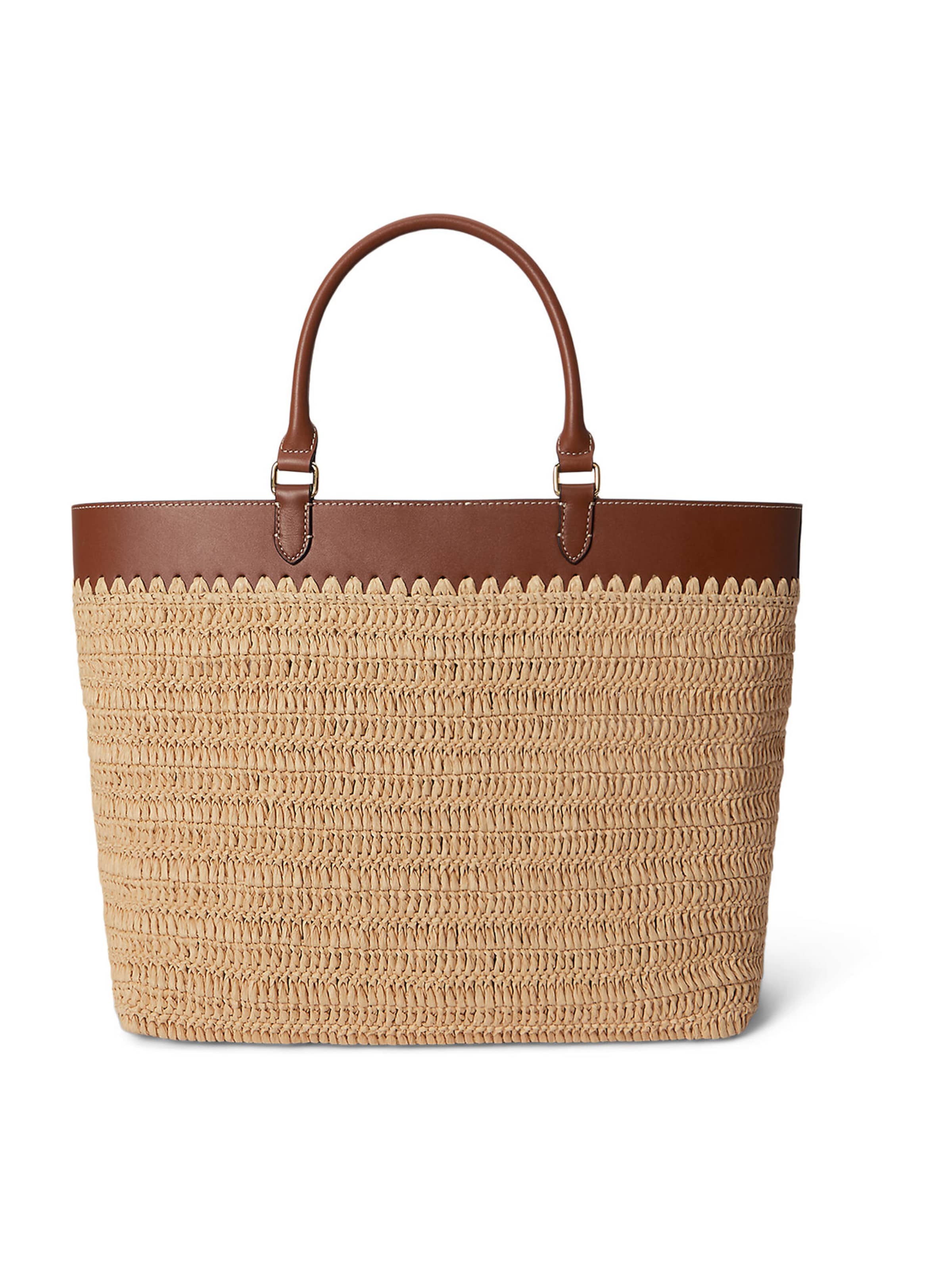 Borsa a mano di Lauren Ralph Lauren in beige