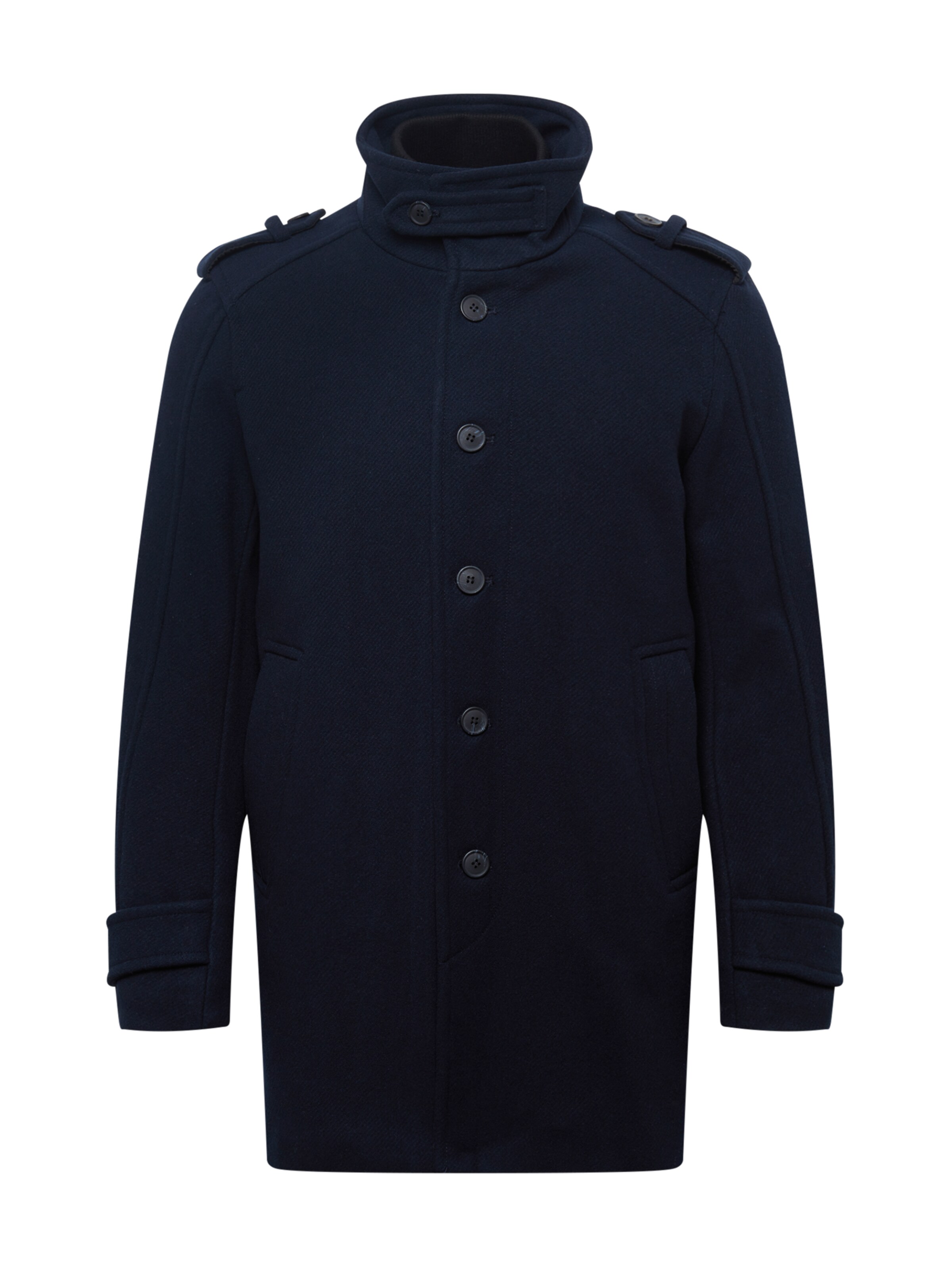 Men Coats | SELECTED HOMME Between-Seasons Coat in Dark Blue - TT67556