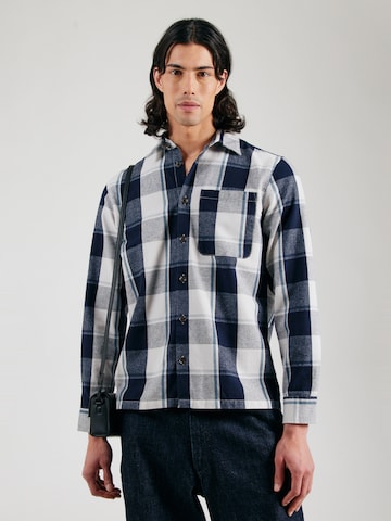 Coupe regular Chemise 'JREBCARL' JJ Rebel en gris : devant