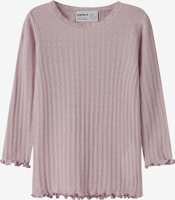Chemisier NAME IT en violet : devant