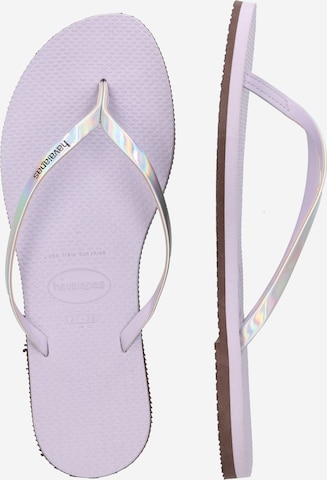 HAVAIANAS T-Bar Sandals in Purple