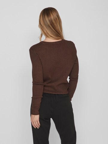 VILA Sweater in Brown