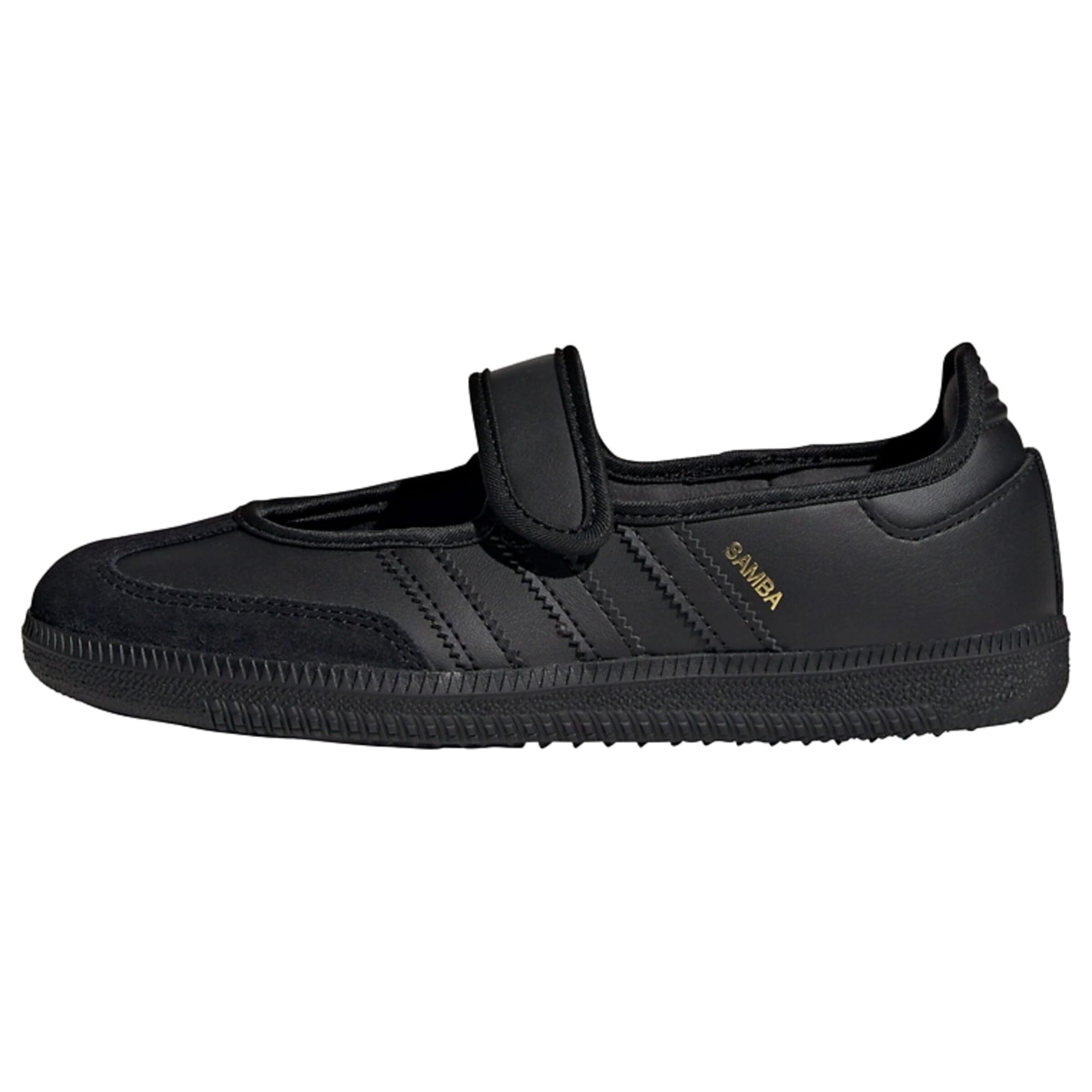 ADIDAS ORIGINALS - Sapatilhas 'Samba' em preto: frente