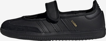 ADIDAS ORIGINALS - Sapatilhas 'Samba' em preto: frente