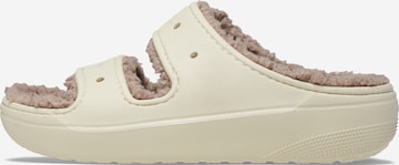 Crocs Muiltjes 'Classic Cozzzy' in Beige: voorkant