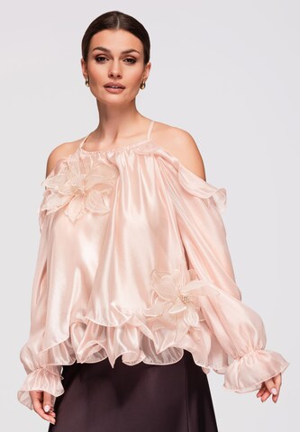 Ombre Bluse in Pink