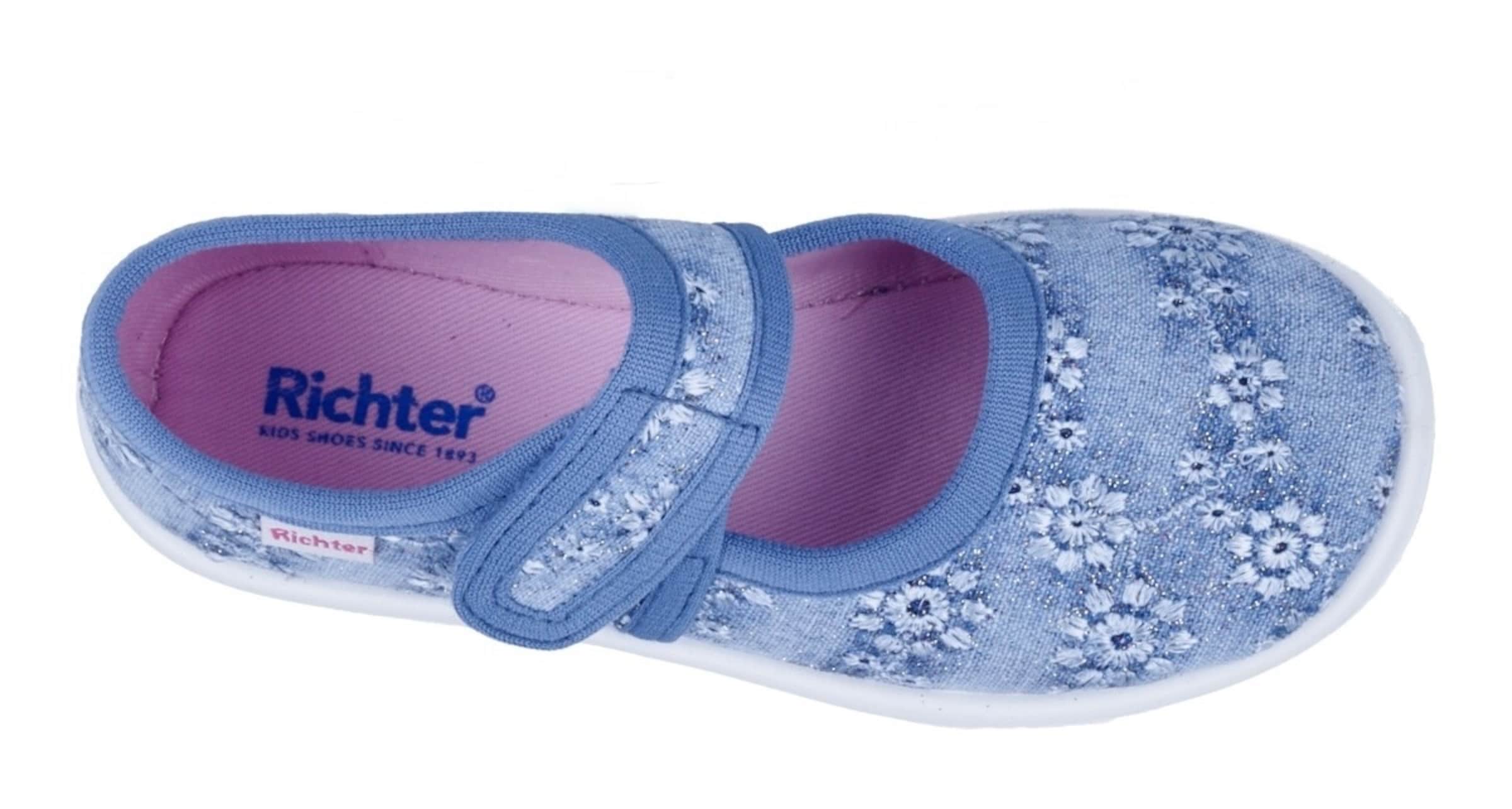 Richter Schuhe Slippers in Blue