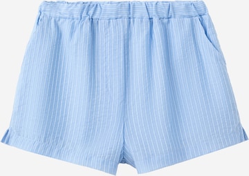 MANGO Regular Housut 'Belize' värissä sininen: etupuoli