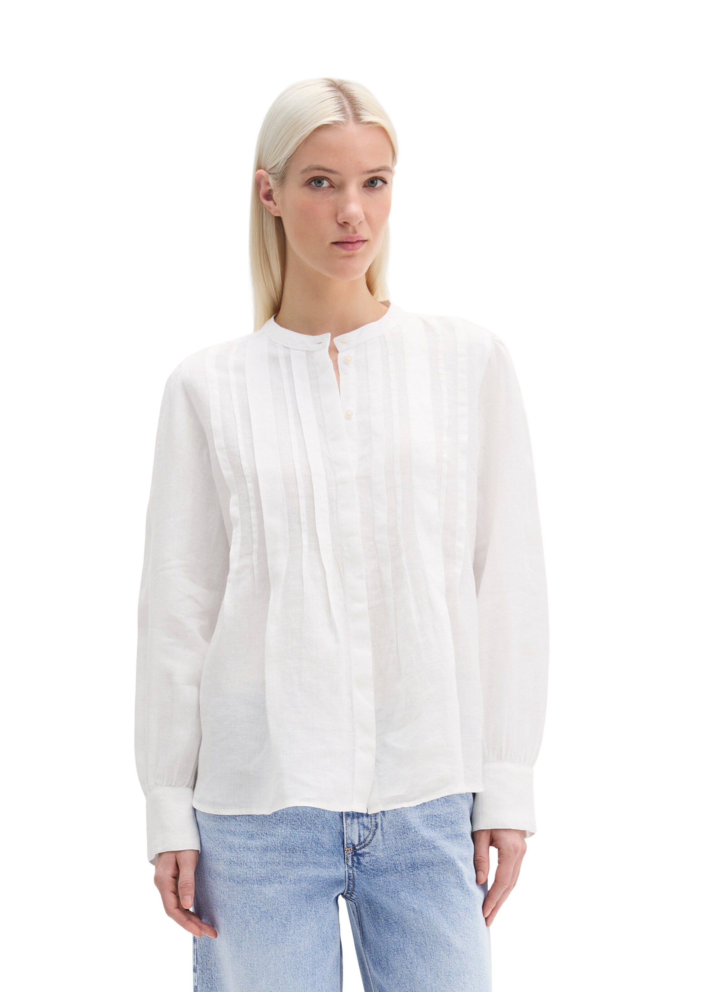 Marc O'Polo Bluse in Weiß: Vorderseite
