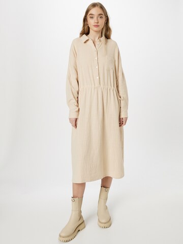 Robe-chemise 'Lenora' JcSophie en beige : devant