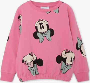 NAME IT Sweatshirt 'Jubi' in Pink: predná strana