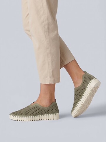 ILSE JACOBSEN Slip-Ons 'TULIP' in Green: front