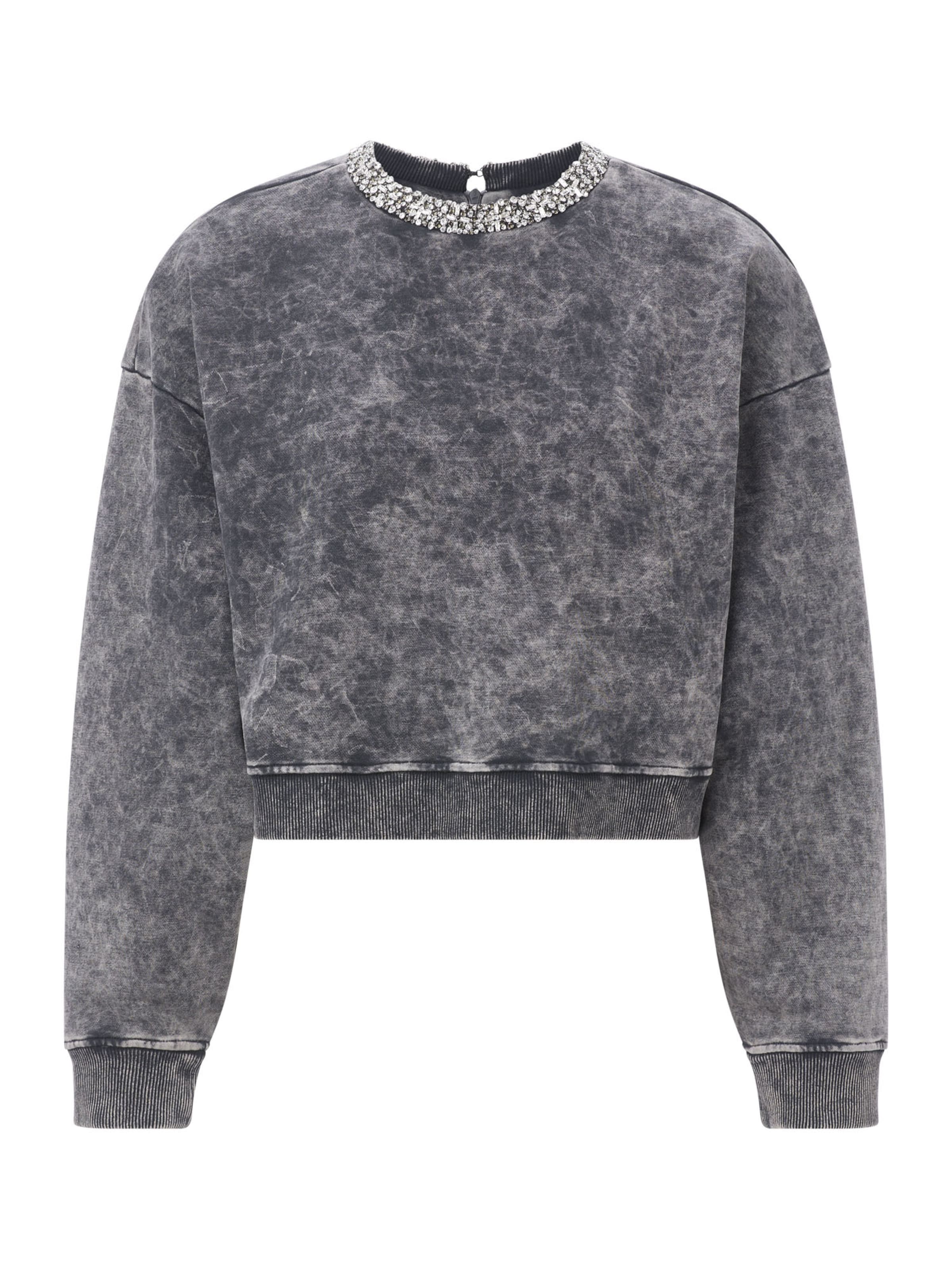 Rich & Royal Sweatshirt i grå: framsida