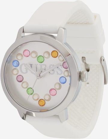 GUESS Analoginen kello värissä hopea: etupuoli