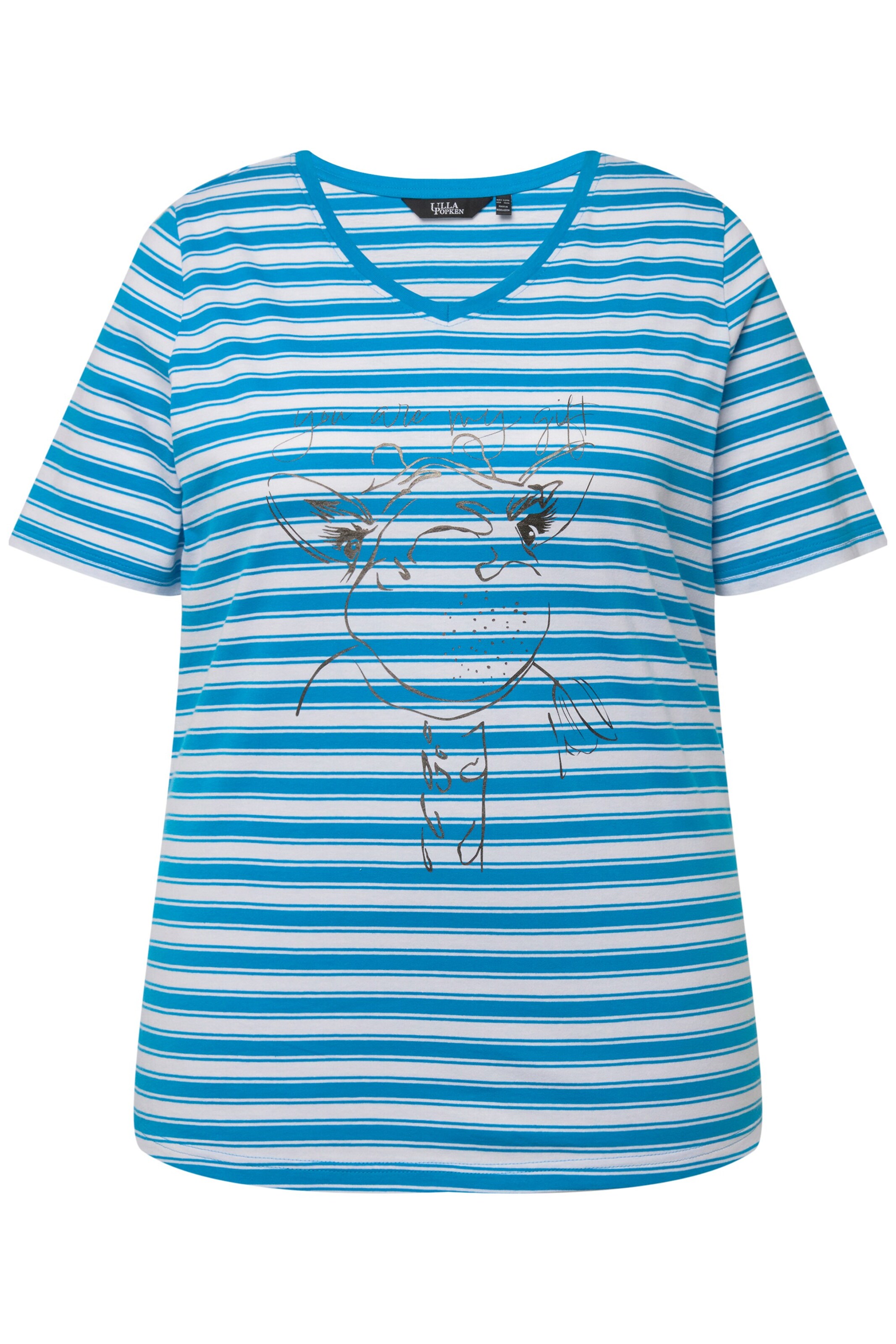 Ulla Popken Shirt in Mischfarben: Vorderseite
