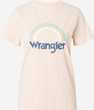 WRANGLER - Camiseta en naranja: frente