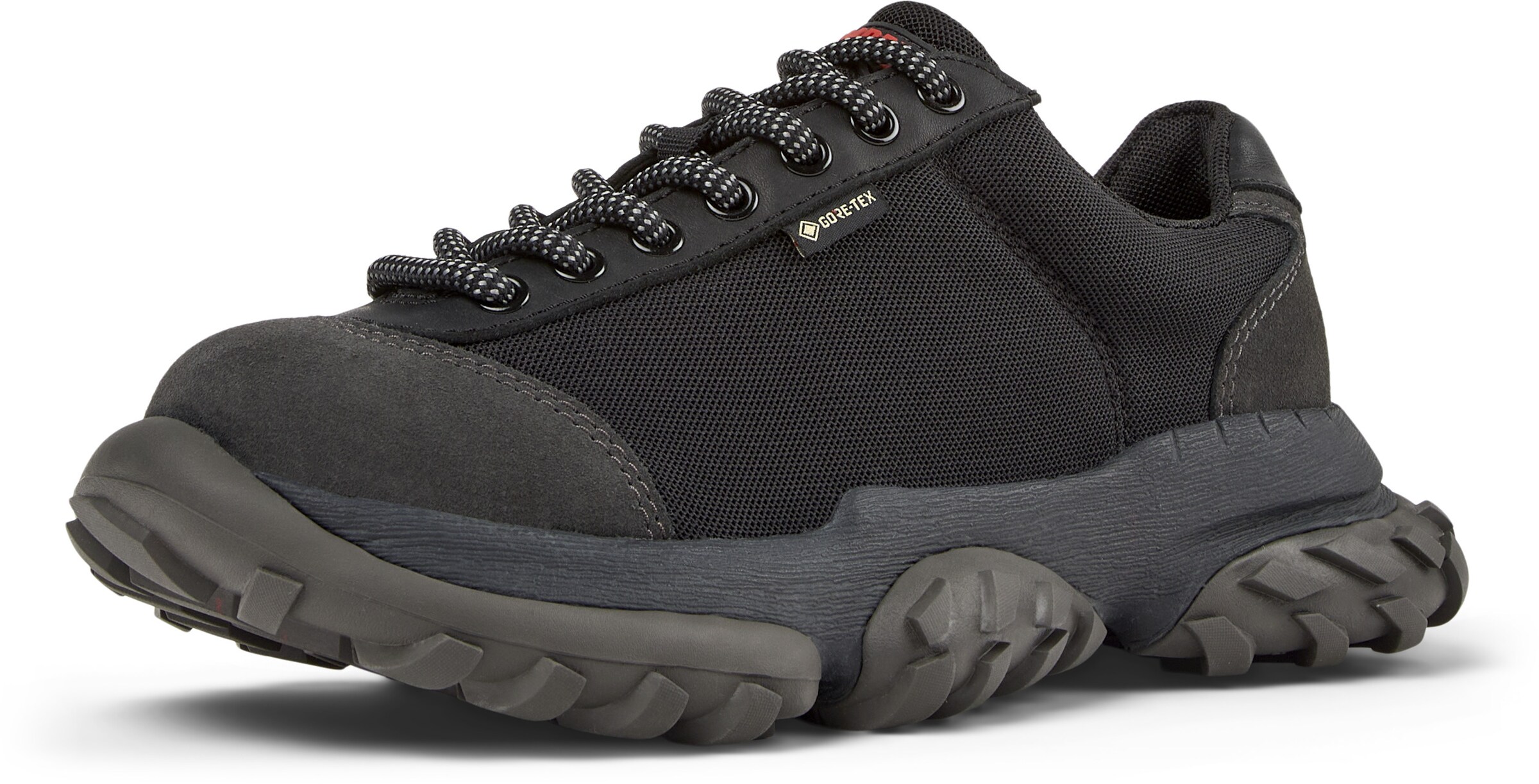 CAMPER Sneakers hoog 'Karst Trek' in Zwart: voorkant