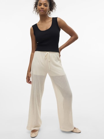 VERO MODA Широкий Штаны 'VMCailey' в Бежевый