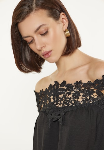usha BLACK LABEL Blouse in Zwart