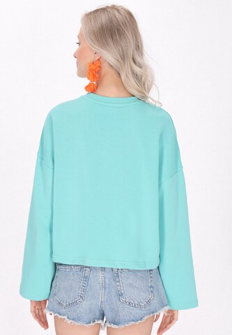 IZIA Sweatshirt 'Boho' in Green