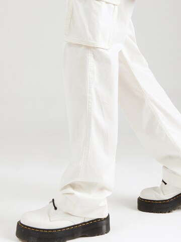 Loosefit Pantaloni cargo di HOLLISTER in bianco