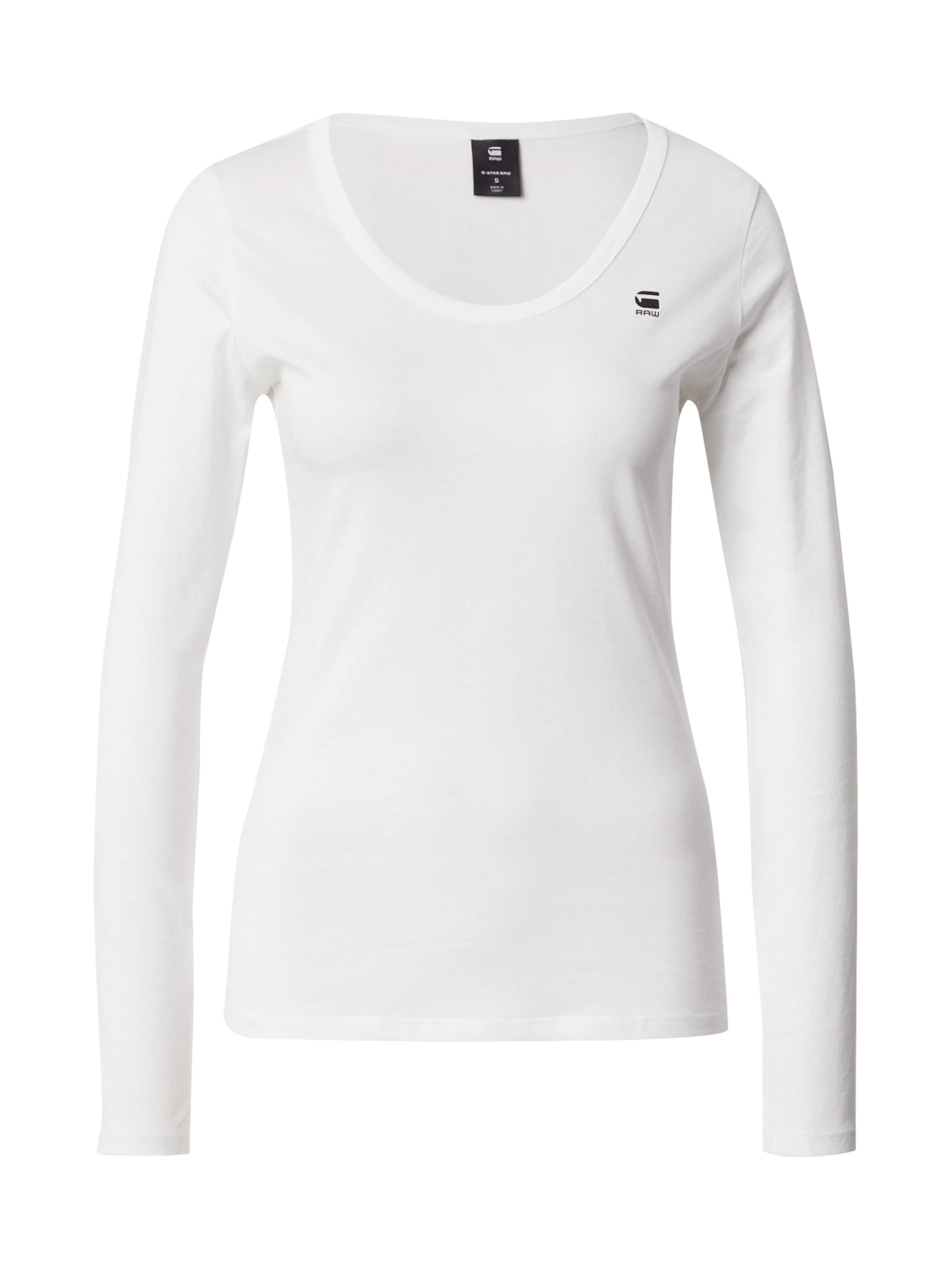 G-STAR Tričko – bílá: přední strana